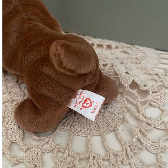 Weenie TY Beanie Baby Retired PVC Pellet - Picture 2 of 5